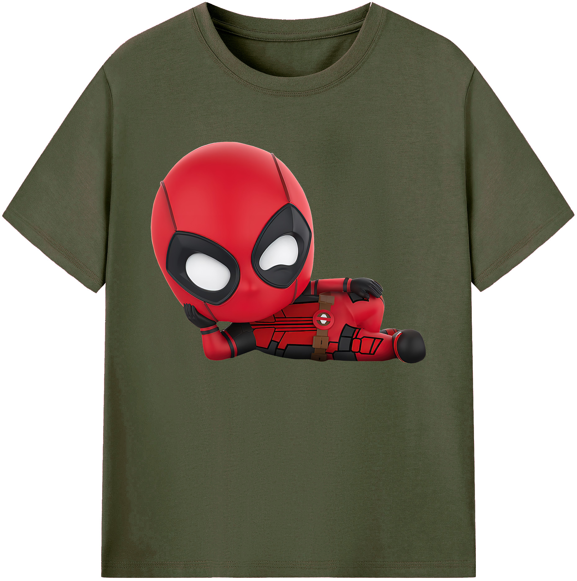 （画像用） Deadpool デッドプール 綿100％ メンズ半袖Tシャツ｜肌触りやわらか＆通気性
